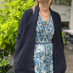 Repurposed Sari Wrap Dress with Cap SleeveBaizaarDRESS