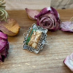 Ribbon Turquoise Sterling Silver Ring – Size 6.5 – (Philbert Nez)The Bijoux FAB Jewelryring