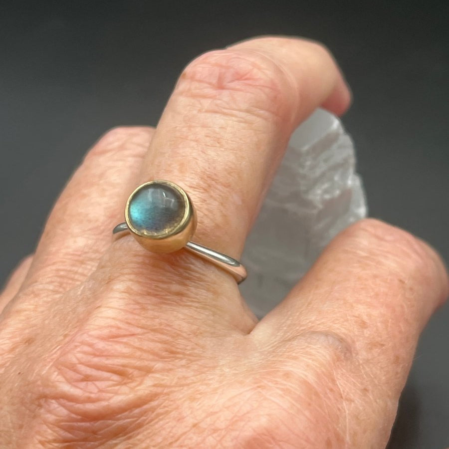 Round Labradorite RingBORARINGS