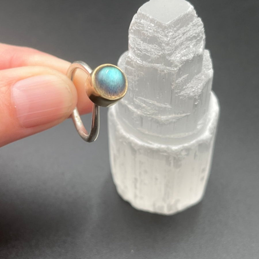 Round Labradorite RingBORARINGS