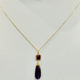 Ruby & Mystic Kyanite Necklace 4240 - ruby/mk - GMichelle PresslerNECKLACES