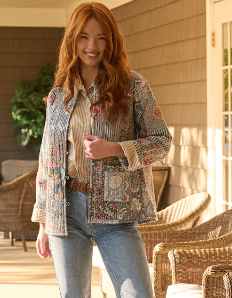 Sag Harbor Reversible Patchwork JacketAnd For GoodCoats & Jackets
