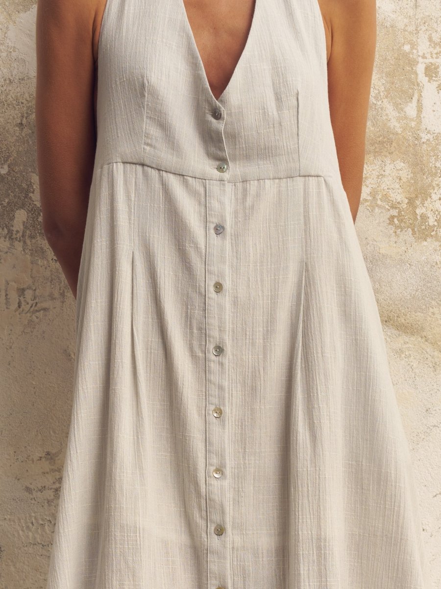 Sahara Sun Maxi Dress - Baby BlueThe HandloomDress