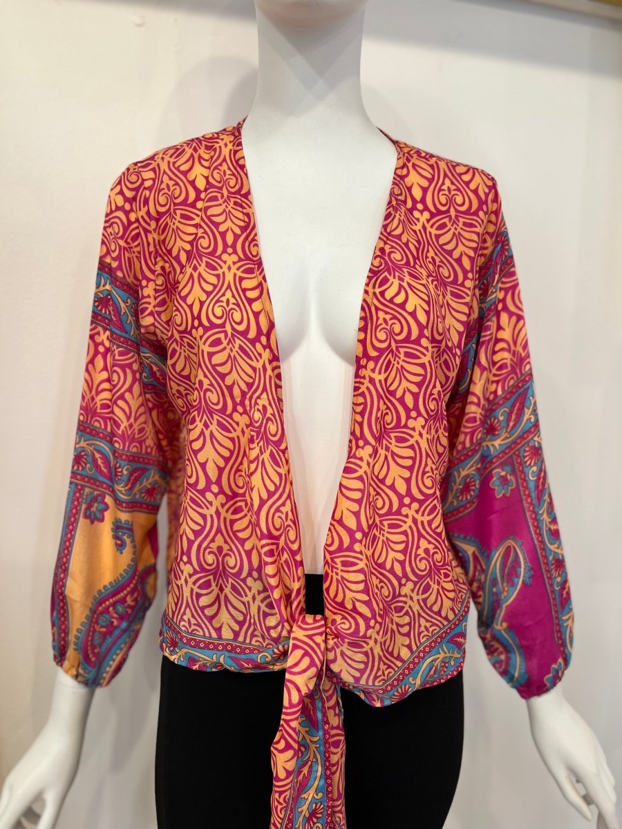 Sari Tie BlouseBaizaarTOPS