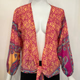 Sari Tie BlouseBaizaarTOPS