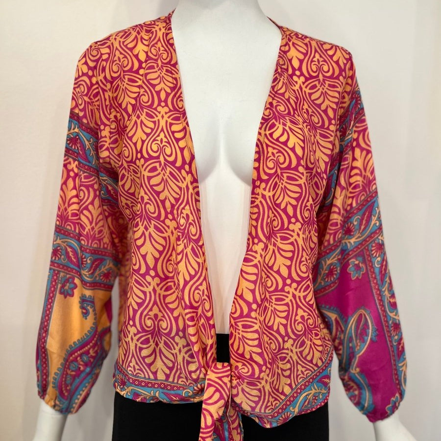 Sari Tie BlouseBaizaarTOPS