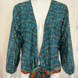Sari Tie BlouseBaizaarTOPS