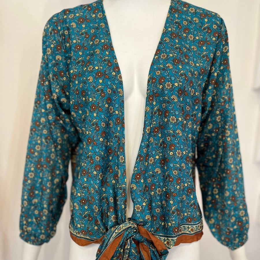 Sari Tie BlouseBaizaarTOPS