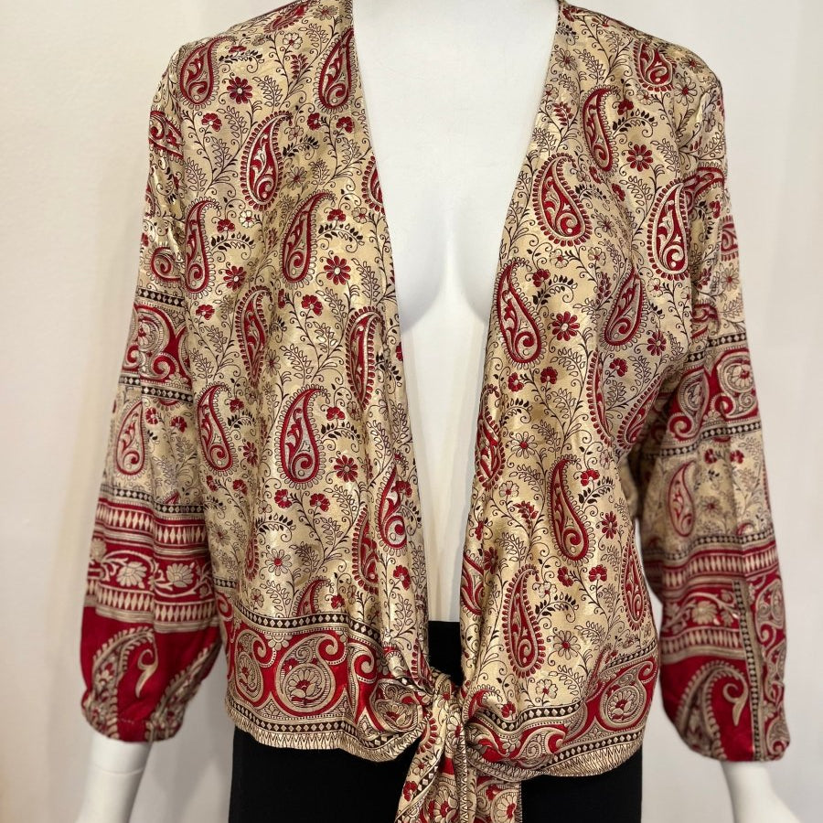 Sari Tie BlouseBaizaarTOPS
