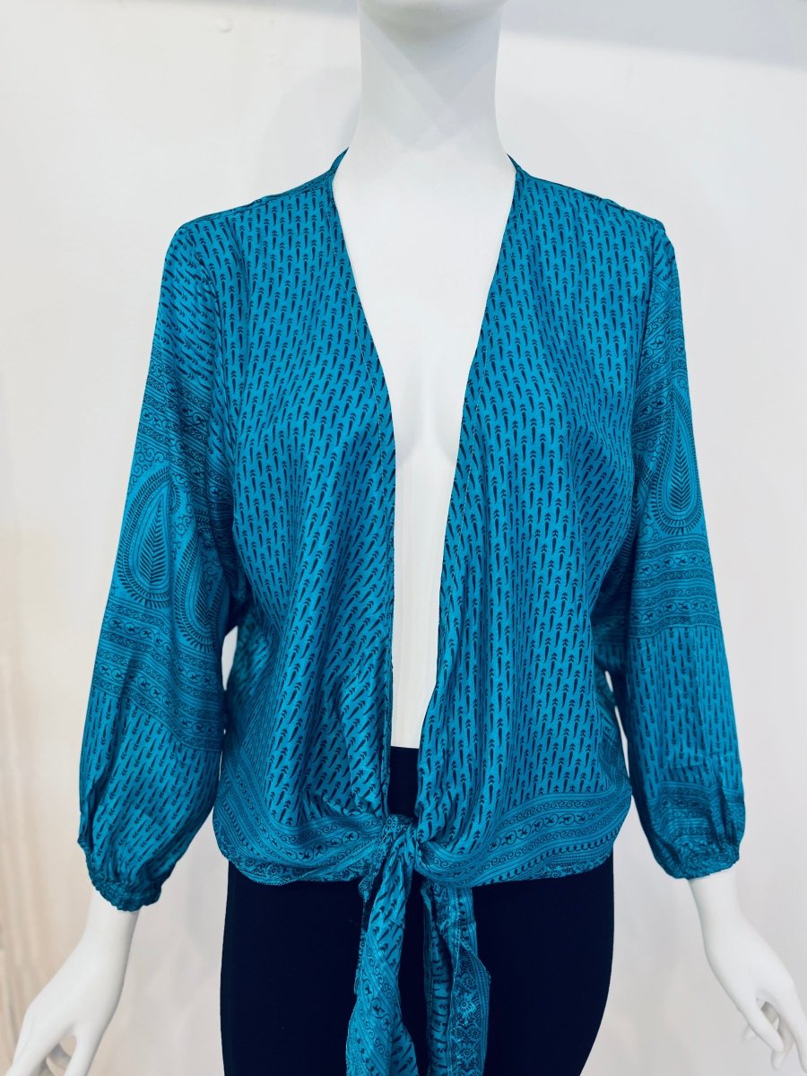 Sari Tie BlouseBaizaarTOPS