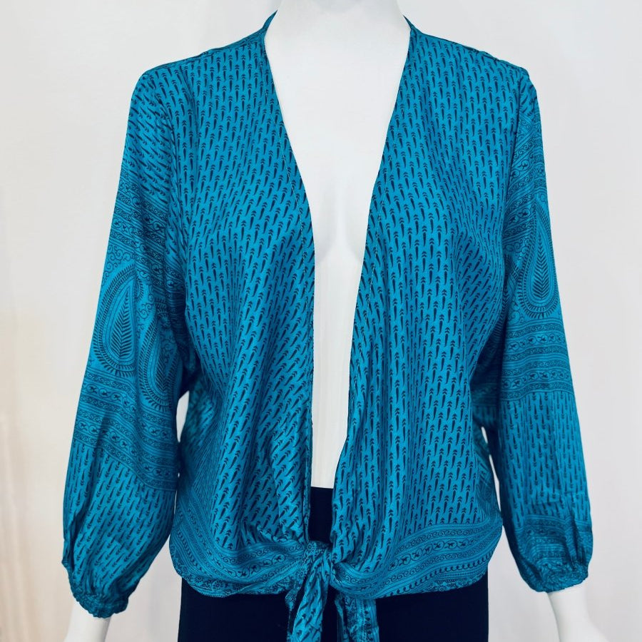 Sari Tie BlouseBaizaarTOPS