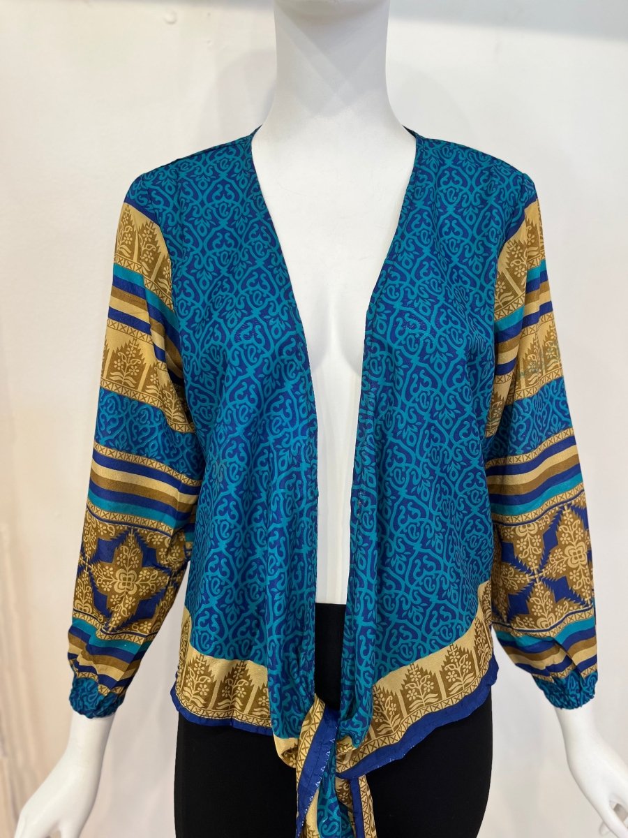 Sari Tie BlouseBaizaarTOPS