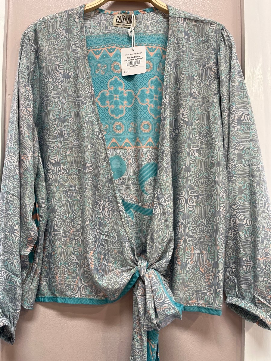 Sari Tie BlouseBaizaarTOPS