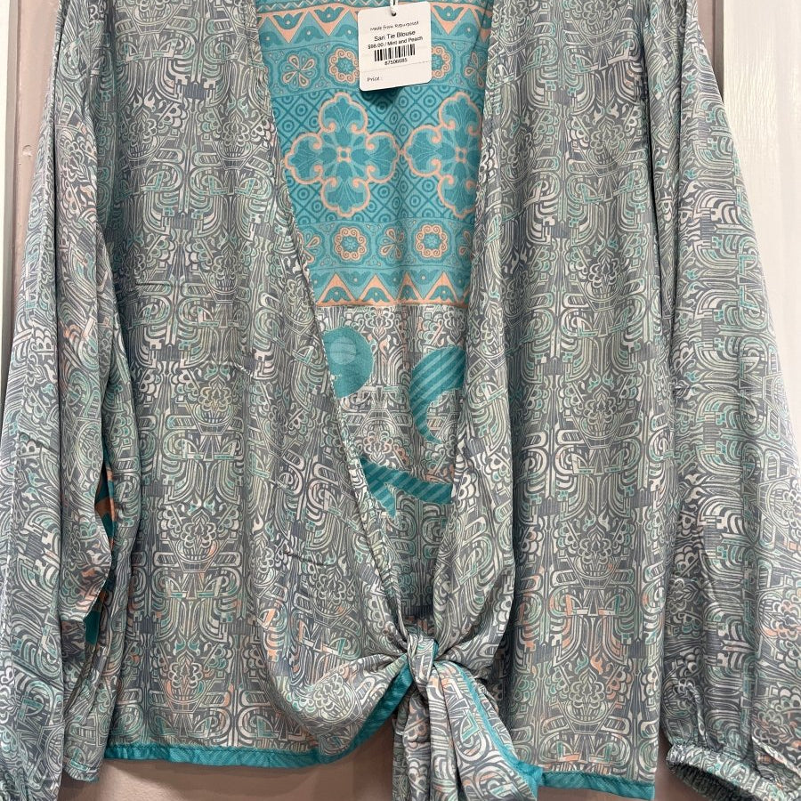 Sari Tie BlouseBaizaarTOPS