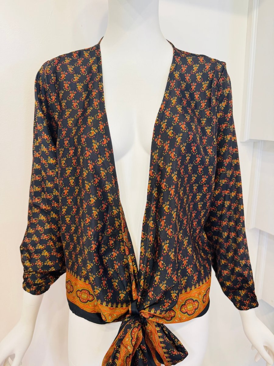 Sari Tie BlouseBaizaarTOPS