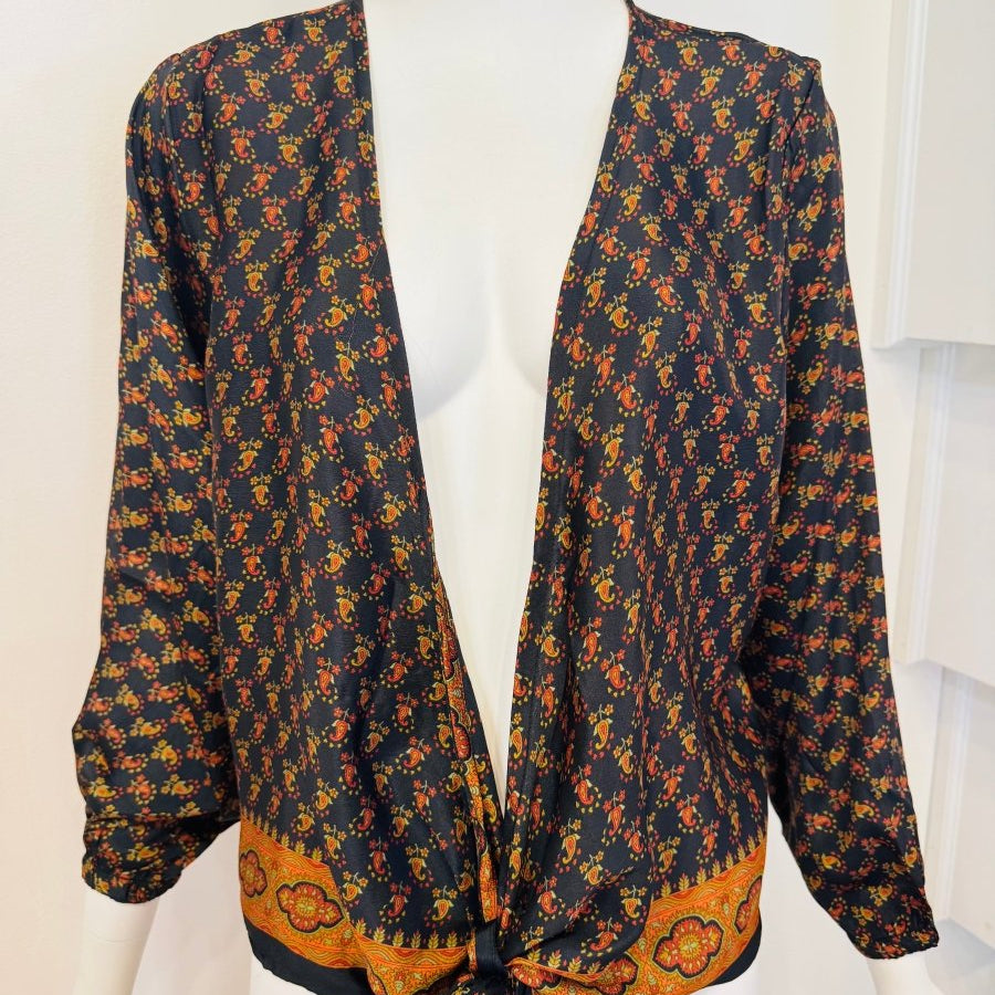 Sari Tie BlouseBaizaarTOPS