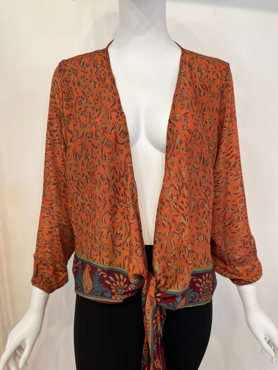 Sari Tie BlouseBaizaarTOPS