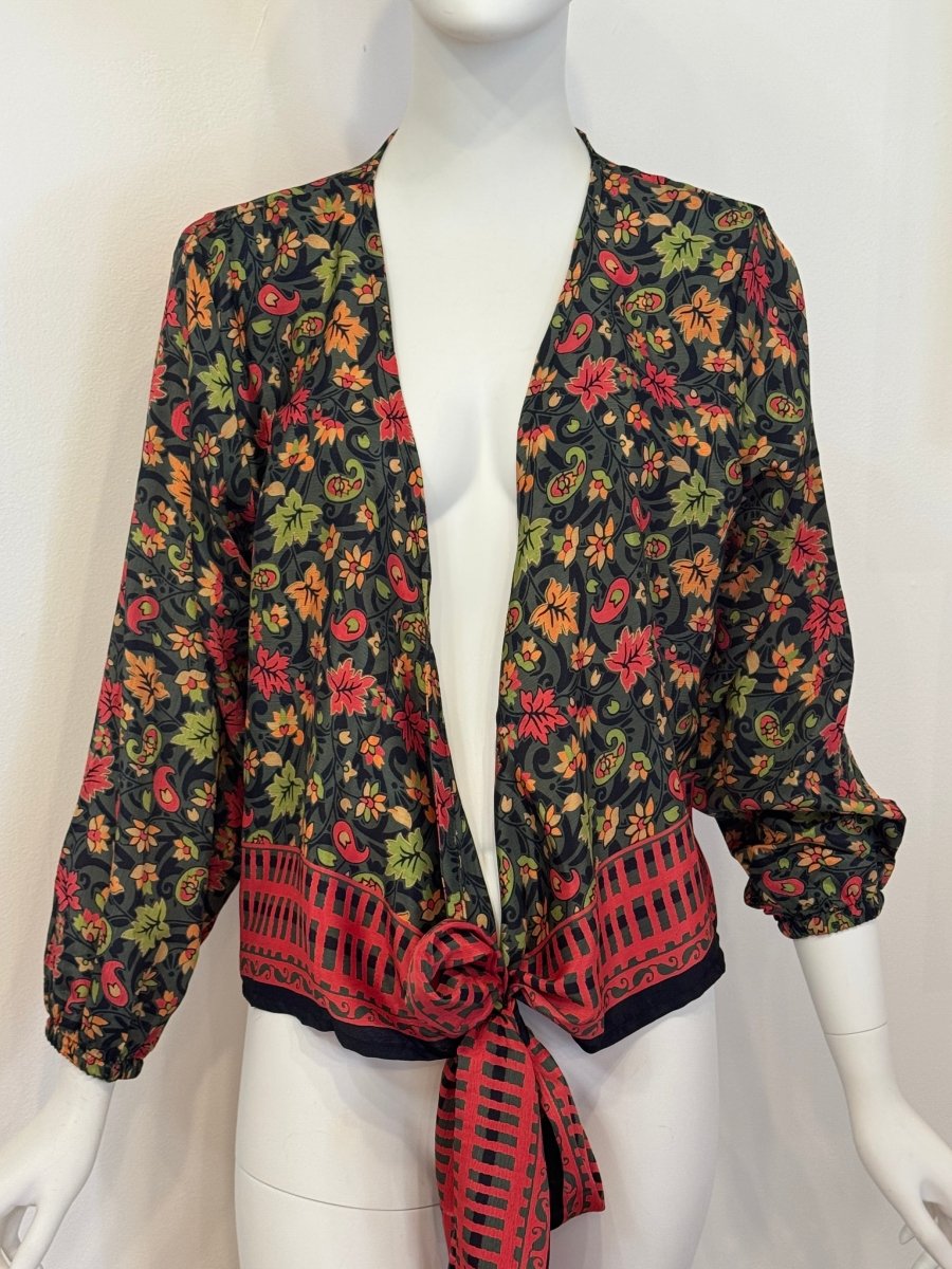 Sari Tie BlouseBaizaarTOPS