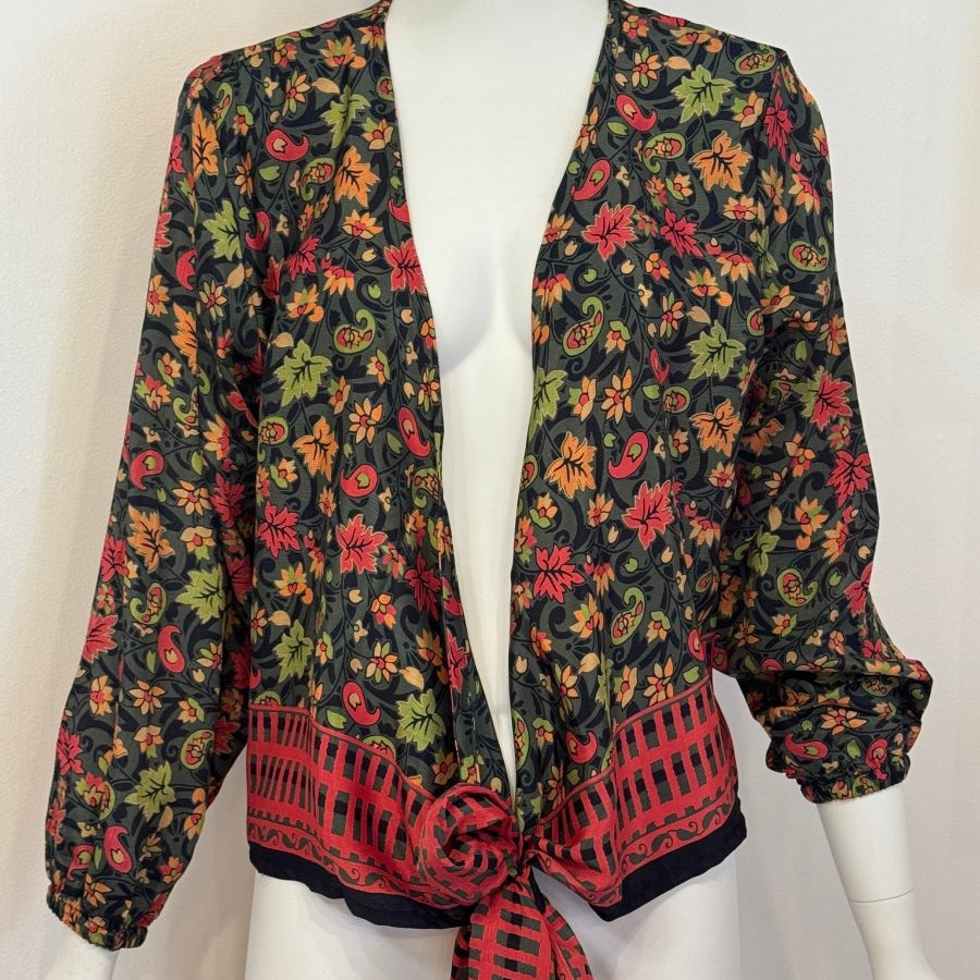 Sari Tie BlouseBaizaarTOPS