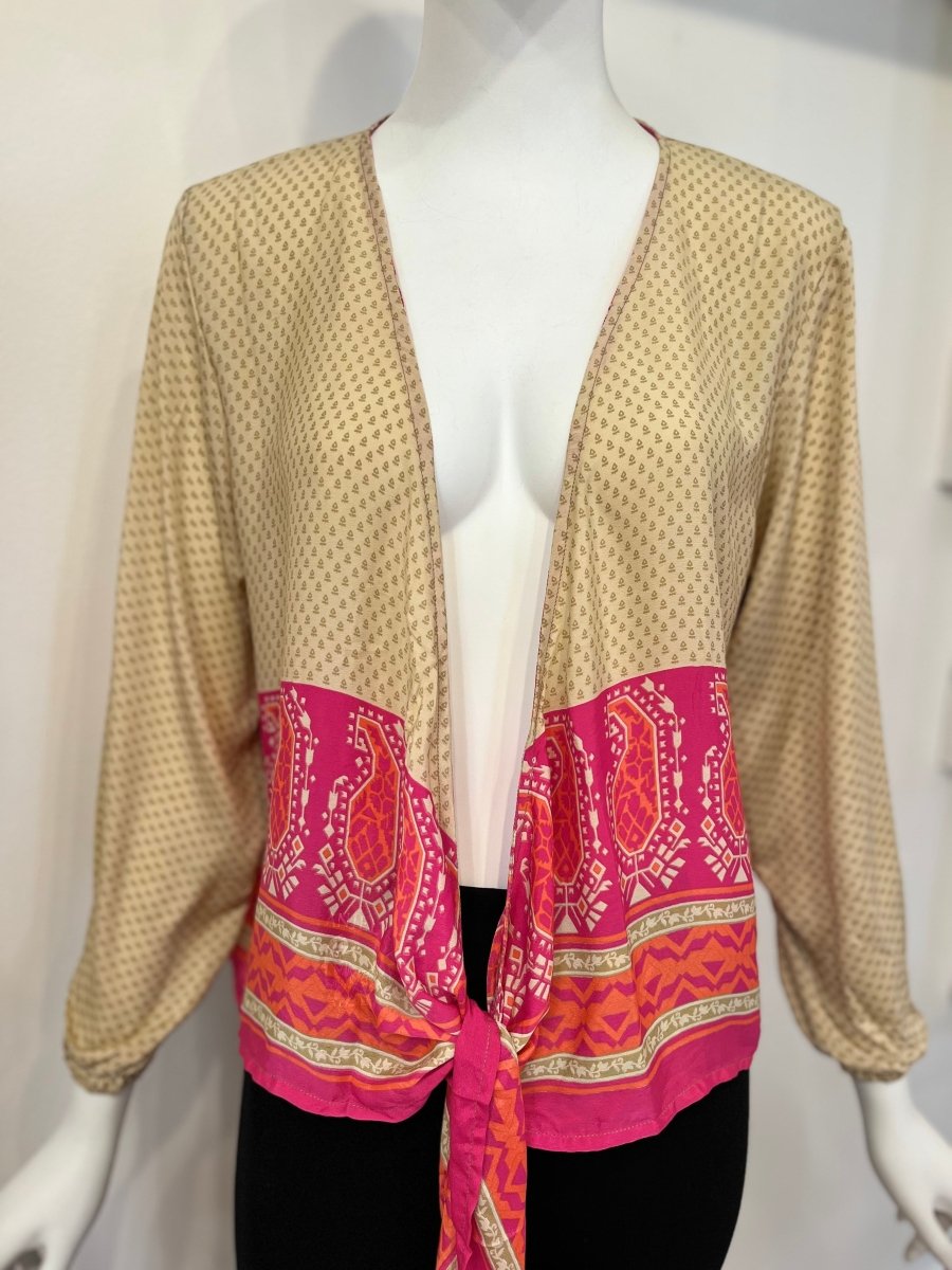 Sari Tie BlouseBaizaarTOPS