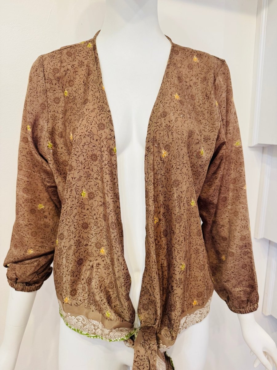 Sari Tie BlouseBaizaarTOPS