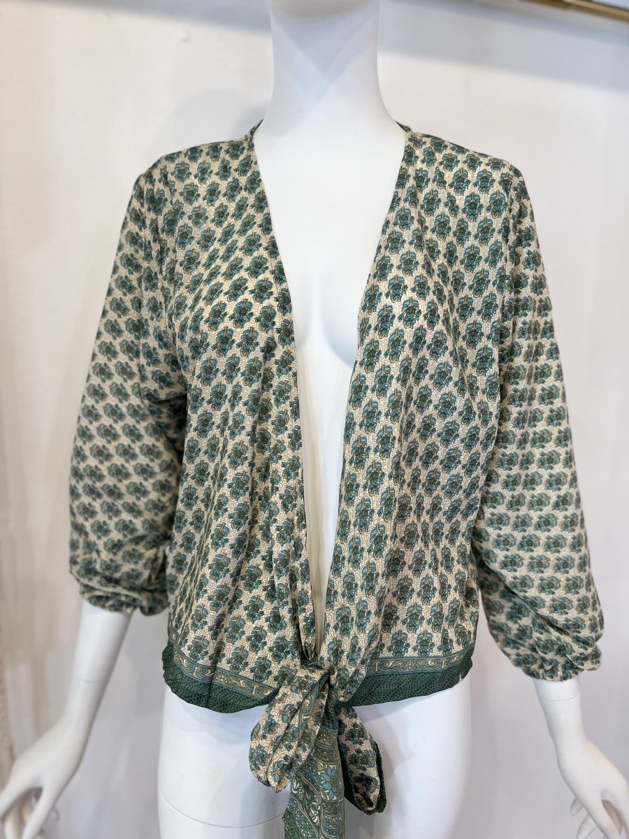 Sari Tie BlouseBaizaarTOPS