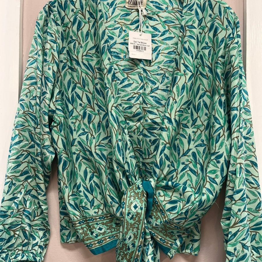 Sari Tie BlouseBaizaarTOPS