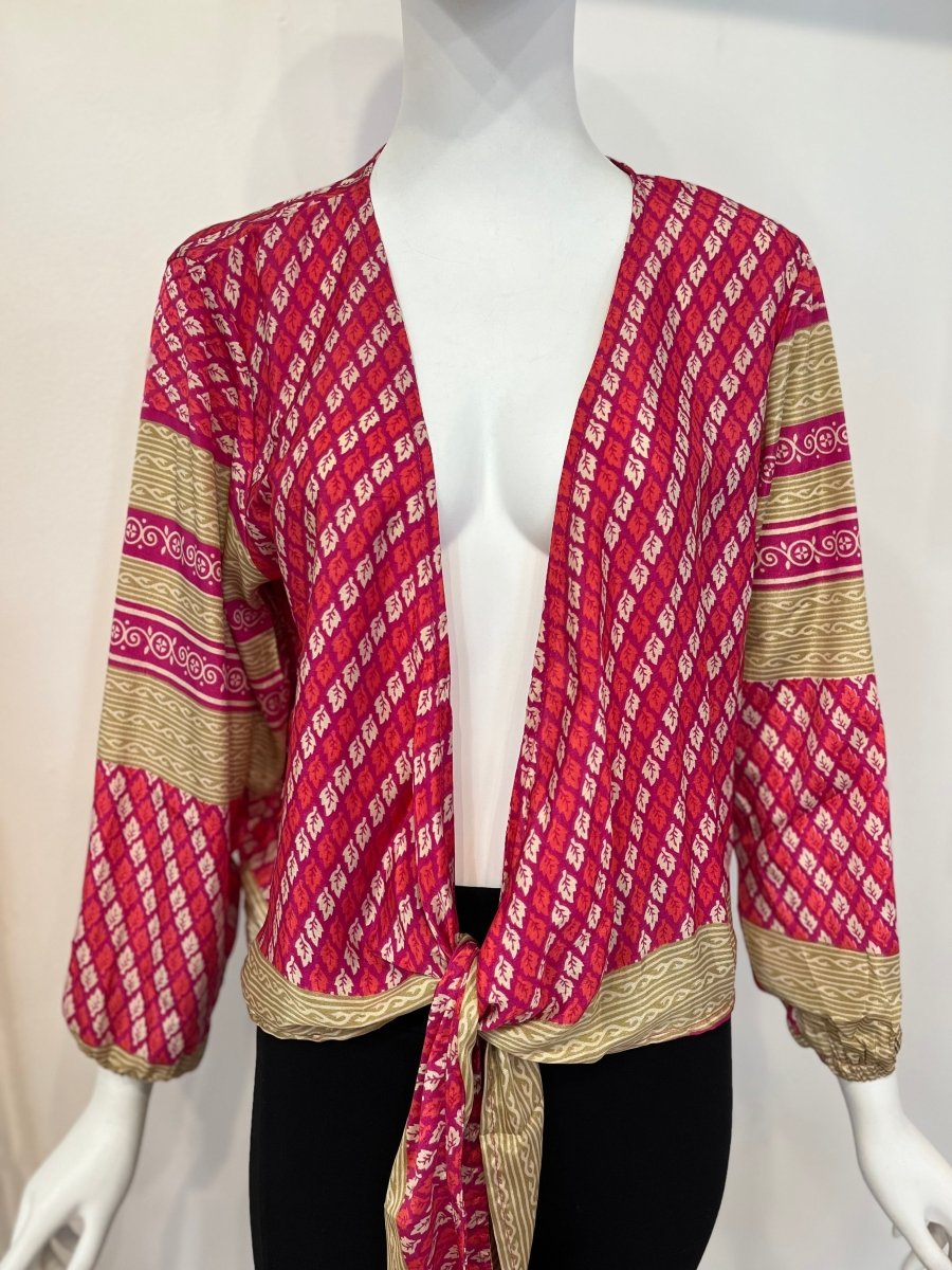 Sari Tie BlouseBaizaarTOPS
