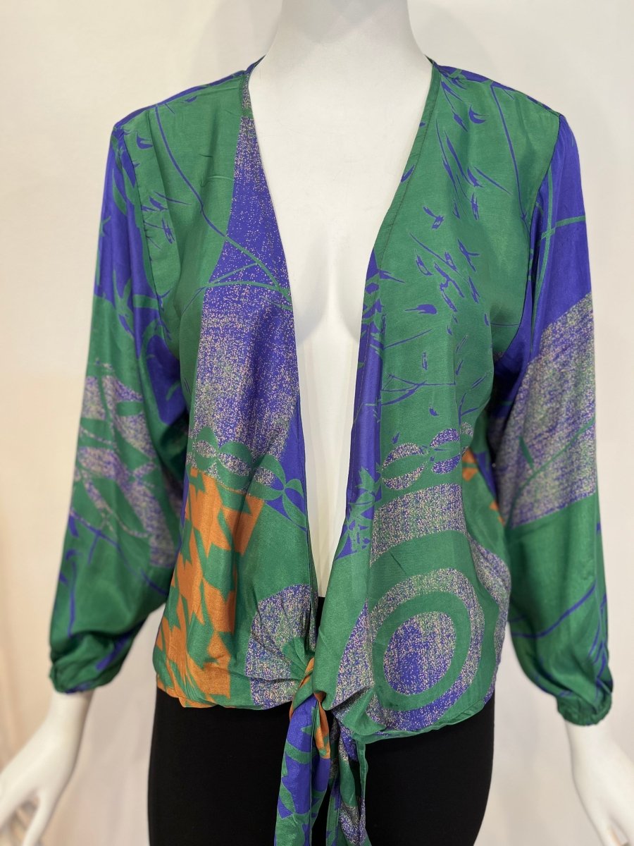 Sari Tie BlouseBaizaarTOPS