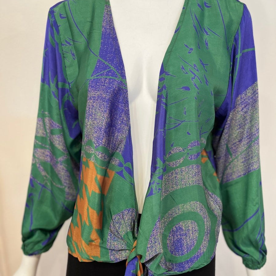Sari Tie BlouseBaizaarTOPS