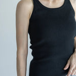 Silk & Cashmere Ribbed TankCT PlageSWEATER