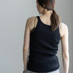 Silk & Cashmere Ribbed TankCT PlageSWEATER