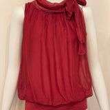 Silk Neck Tie TopDance in ParisTOPS