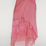 Silk Ruffly Front Skirt - Bias Cut for a Perfect FitDance in ParisSKIRT