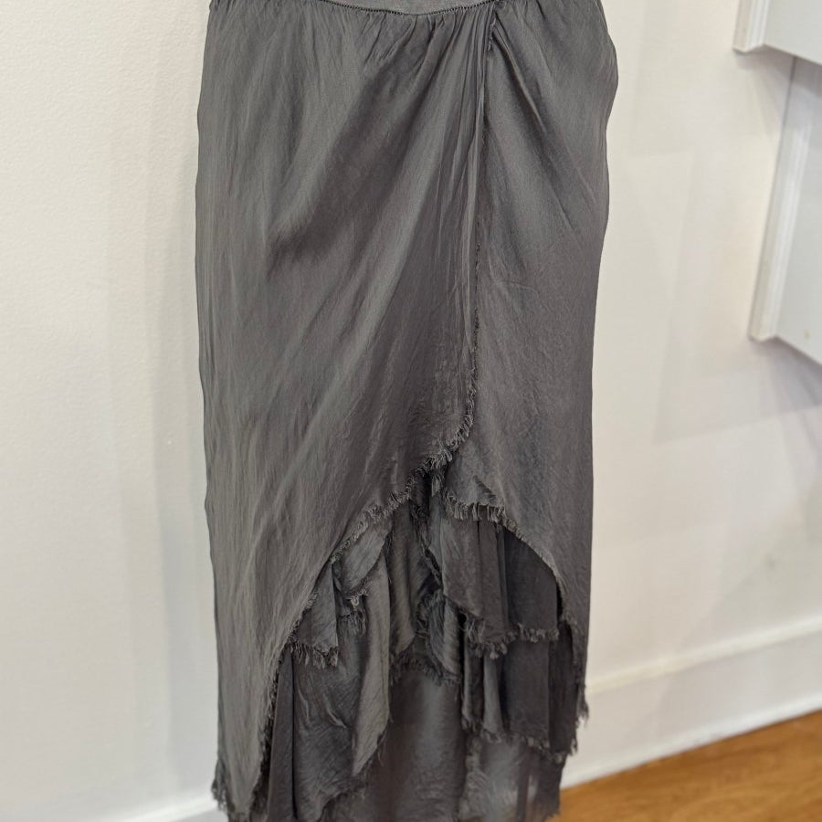 Silk Ruffly Front Skirt - Bias Cut for a Perfect FitDance in ParisSKIRT