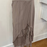 Silk Ruffly Front Skirt - Bias Cut for a Perfect FitDance in ParisSKIRT