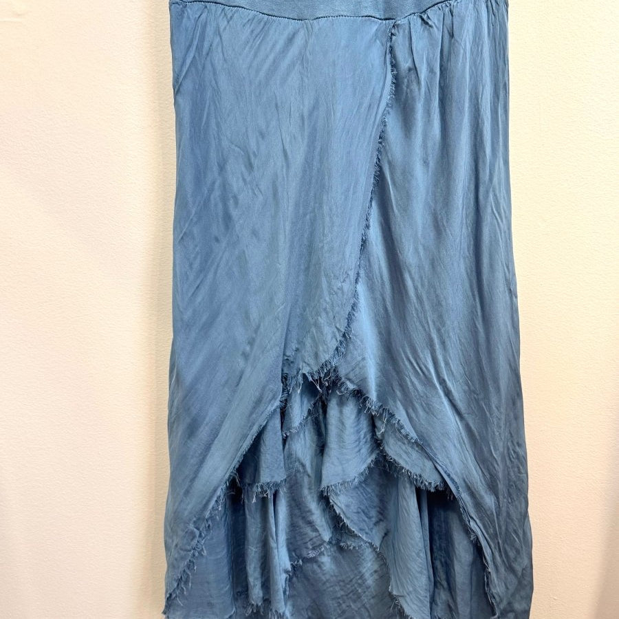 Silk Ruffly Front Skirt - Bias Cut for a Perfect FitDance in ParisSKIRT