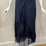 Silk Ruffly Front Skirt - Bias Cut for a Perfect FitDance in ParisSKIRT
