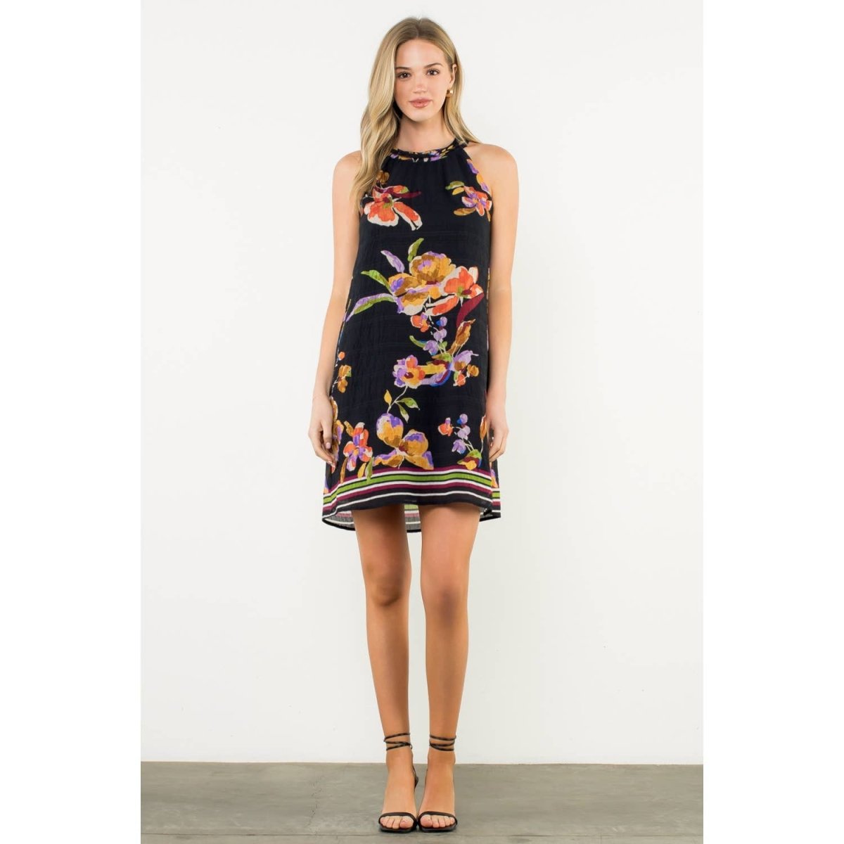 Sleeveless Halter DressTHMLDRESS