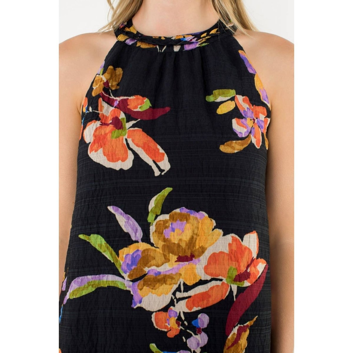 Sleeveless Halter DressTHMLDRESS