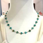 Small Heart Turquoise Short NecklaceBeth ZinkNECKLACES