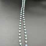 Smooth Aquamarine Long NecklaceBeth ZinkNECKLACES