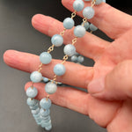 Smooth Aquamarine Long NecklaceBeth ZinkNECKLACES