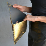 Sparkling clutch in goldANA KOUTSIBAGS