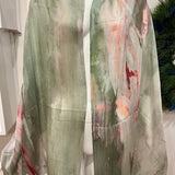 “Speak to Me” Peggy Vineyard Art in CashmereZiabirdSCARVES