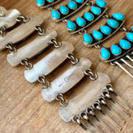 Sterling Silver Kingman Turquoise Dangle Earrings – 5 Inch Statement Design – Native Made by Geraldine James – Navajo HandmadeThe Bijoux FAB Jewelryearrings