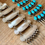 Sterling Silver Kingman Turquoise Dangle Earrings – 5 Inch Statement Design – Native Made by Geraldine James – Navajo HandmadeThe Bijoux FAB Jewelryearrings