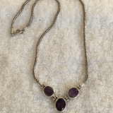 Sterling Silver Natural Amethyst NecklaceJinjaNECKLACES