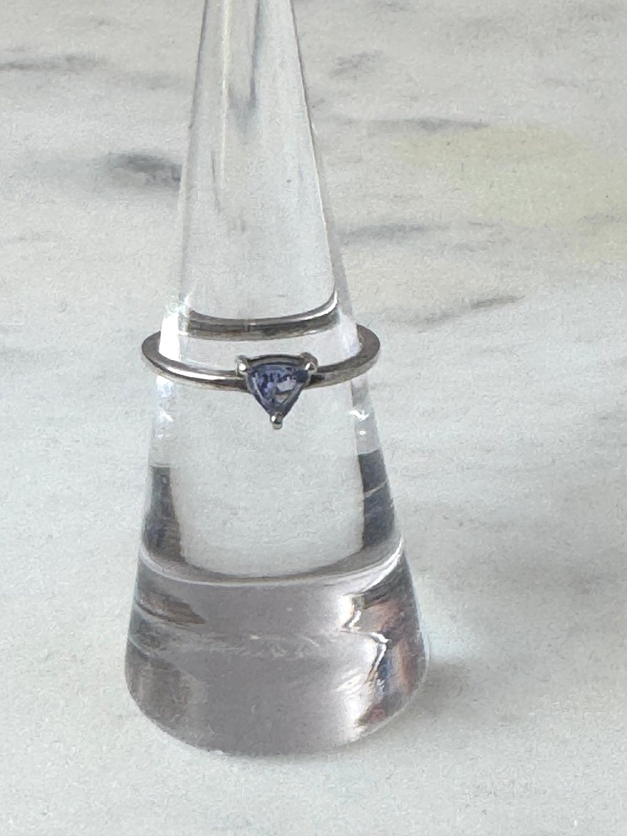 Sterling Silver Tanzanite Heart RingJinjaRINGS