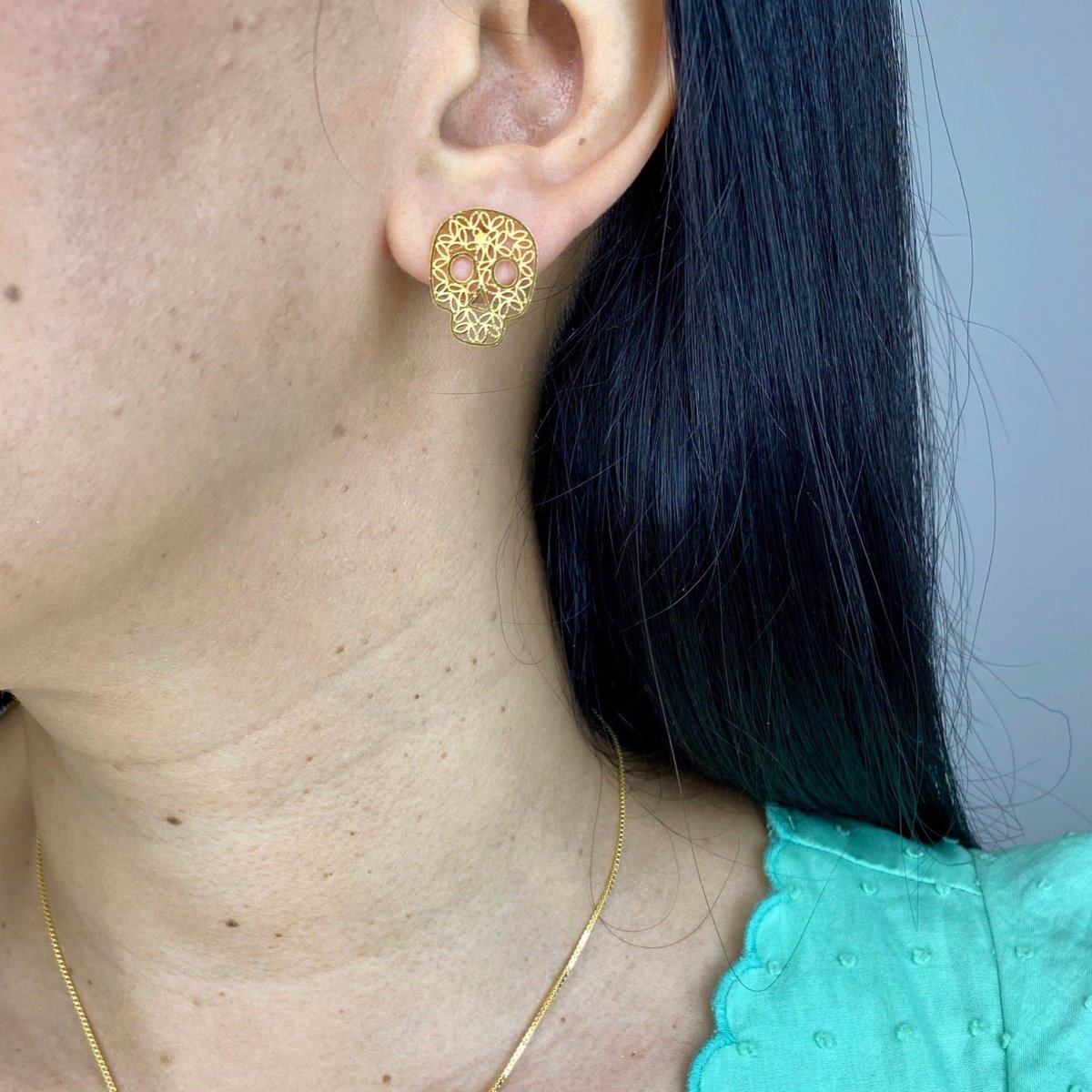 Sugar Skull Stud Earrings, online exclusiveOlmoxSTUD EARRINGS